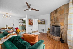 Chalet, Multiple Beds, Fireplace | Living area - Heaven on Earth (Sevierville)