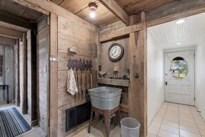 Cabin, Multiple Beds, Patio (3499 W US Hwy 290) | Bathroom | Towels - Gorgeous Barn Cabin 10min From Main St! (Fredericksburg)