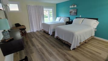 1 bedroom, individually decorated, laptop workspace, blackout drapes