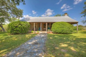Exterior - Historic Log Cabin Retreat Near Town on 5 Acres! (Fredericksburg)