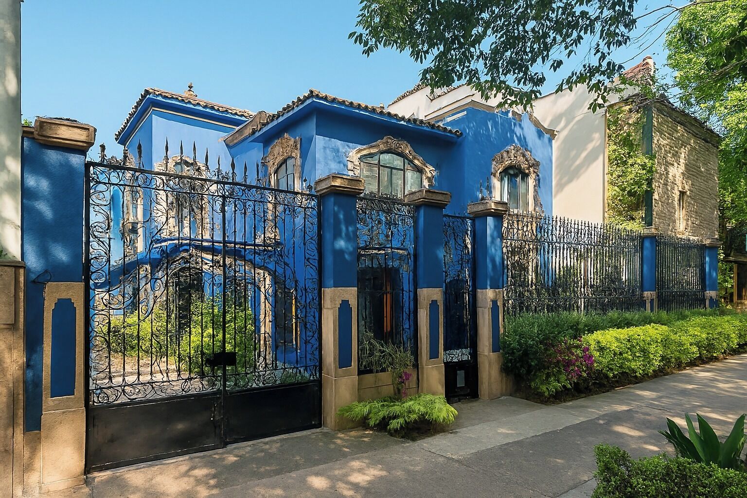 Fachada da propriedade