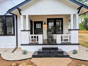 Exterior detail - Brand New Private Pool and Hot-tub Near Main! (Fredericksburg)