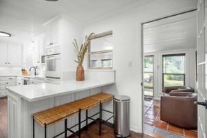 House, Multiple Beds, Patio (506 N Pecan St.) | Private kitchen | Coffee/tea maker