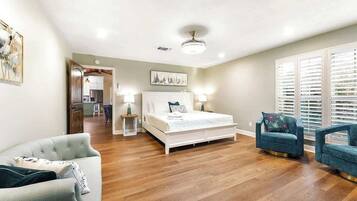6 habitaciones, decoración personalizada y muebles diferentes