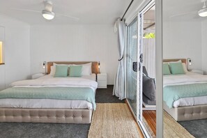 1 slaapkamer, een strijkplank/strijkijzer, reisbedje, wifi