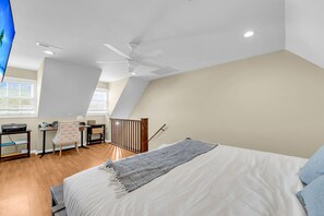 3 bedrooms, iron/ironing board, travel cot, WiFi