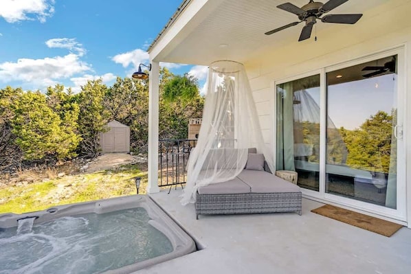 Ferienhaus, Mehrere Betten, Whirlpool (1335 Hilltop Oaks) | Terrasse/Patio