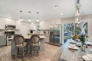 House, Multiple Beds, Patio, City View (123 Ridgewood Dr) | Private kitchen | Coffee/tea maker - Luxury Home Just 5 min From Main St (Fredericksburg)