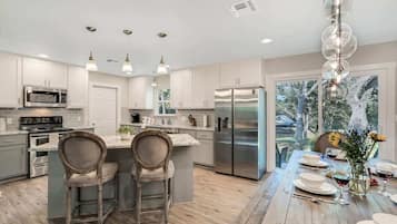 House, Multiple Beds, Patio, City View (123 Ridgewood Dr) | Private kitchen | Coffee/tea maker