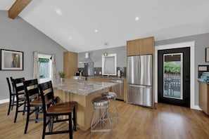 Private kitchen - Alcove: Steps to Main St.-high End Home W/hot-tub! (Fredericksburg)