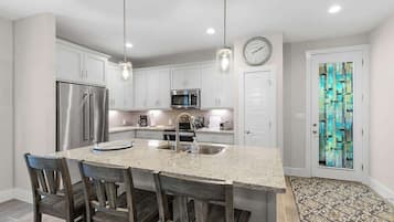 Hus, flere senger, terrasse (1215 Lavaca) | Eget kjøkken | Kaffetrakter/tekoker og vannkoker