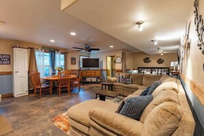 Cabin, Multiple Beds, Patio (103 Red Bird) | Living area | TV