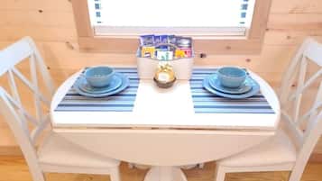 Cabin, 1 King Bed, Kitchen | Dining