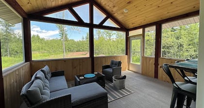 This cozy cottage is a short walk to Herbster beach! Easy access to TRAILS!