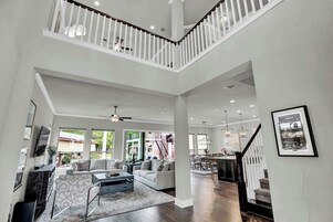 House, Multiple Beds, Patio (457 Granite Loop) | Living area | Fireplace