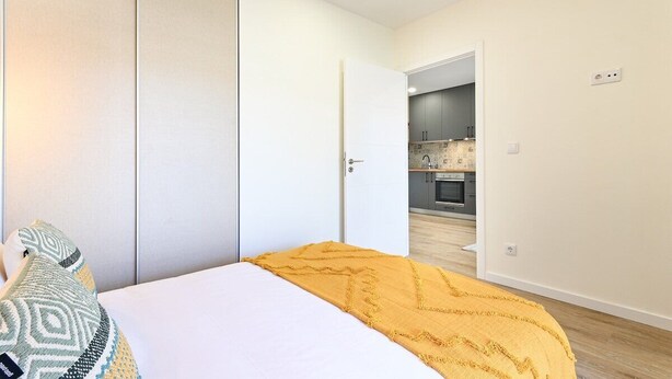 1 bedroom, iron/ironing board, Internet, bed sheets - Andrade Corvo O w / balcony by Sé Apartamentos (Braga)
