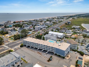 Exterior - Town of Dewey Beach condo with marina views, pool, balcony (Dewey Beach)