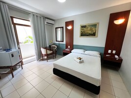 Superior Double Room | Minibar, desk, laptop workspace, blackout drapes