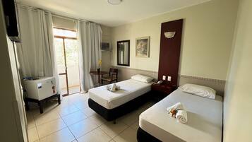 Superior Twin Room | Minibar, desk, laptop workspace, blackout curtains