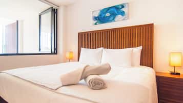 Luxe appartement | 3 slaapkamers, een kluis op de kamer, een strijkplank/strijkijzer