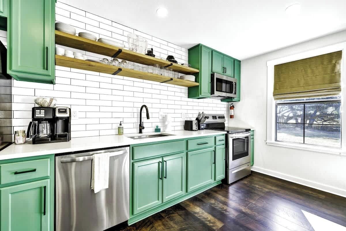 Cottage, Multiple Beds, Hot Tub (496 Ranch 1631- Way) | Private kitchen | Coffee/tea maker