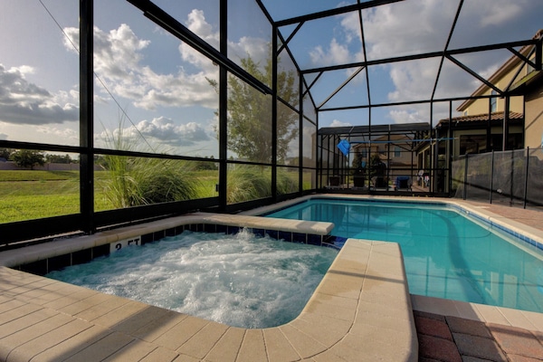 Relax In This Heated Spa