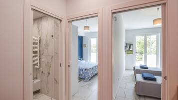 2 Schlafzimmer, Reisekinderbett, kostenloses WLAN