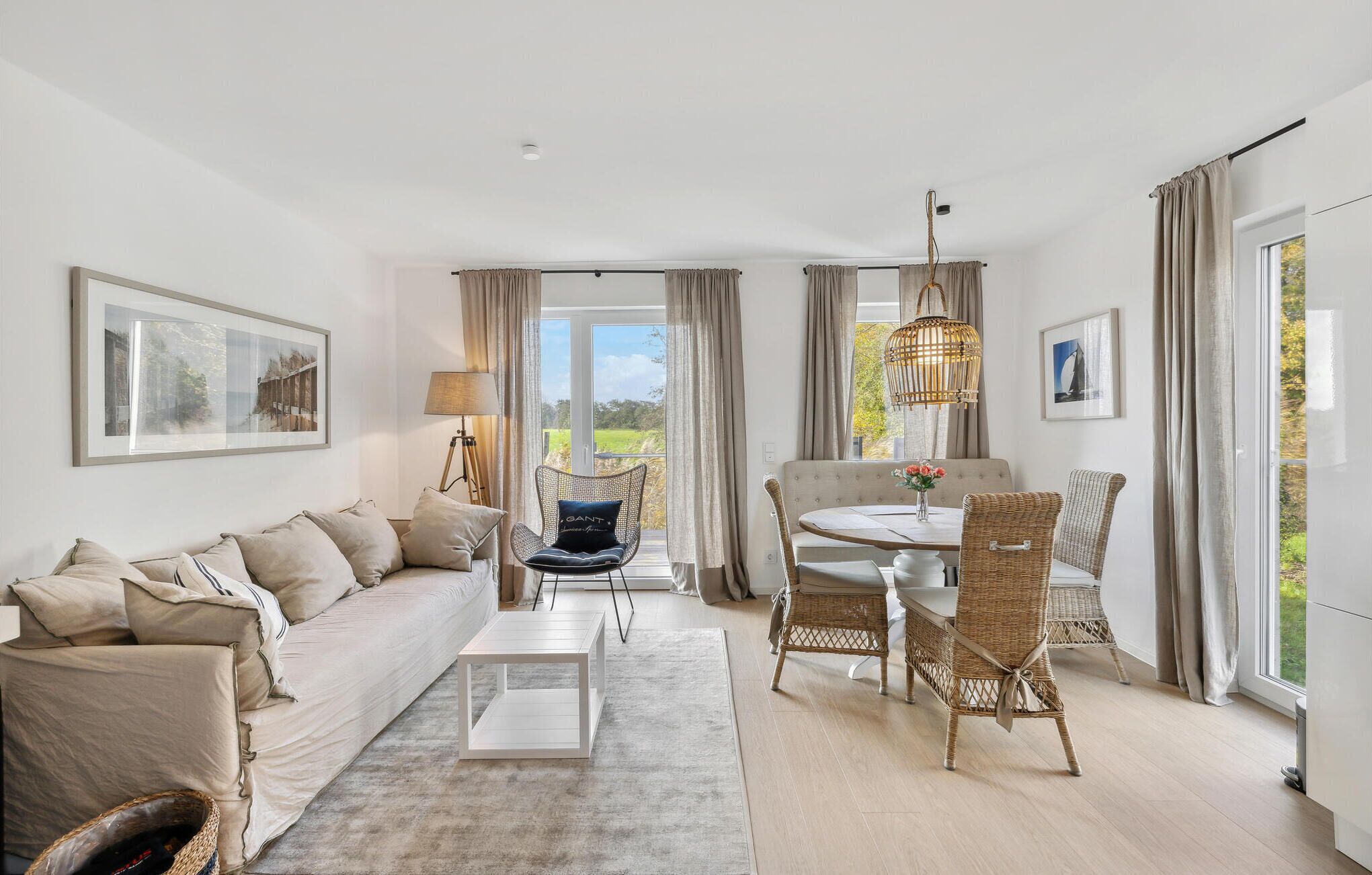 TV connectée, cheminée, chaîne hi-fi