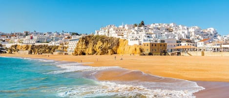 Beach nearby, white sand