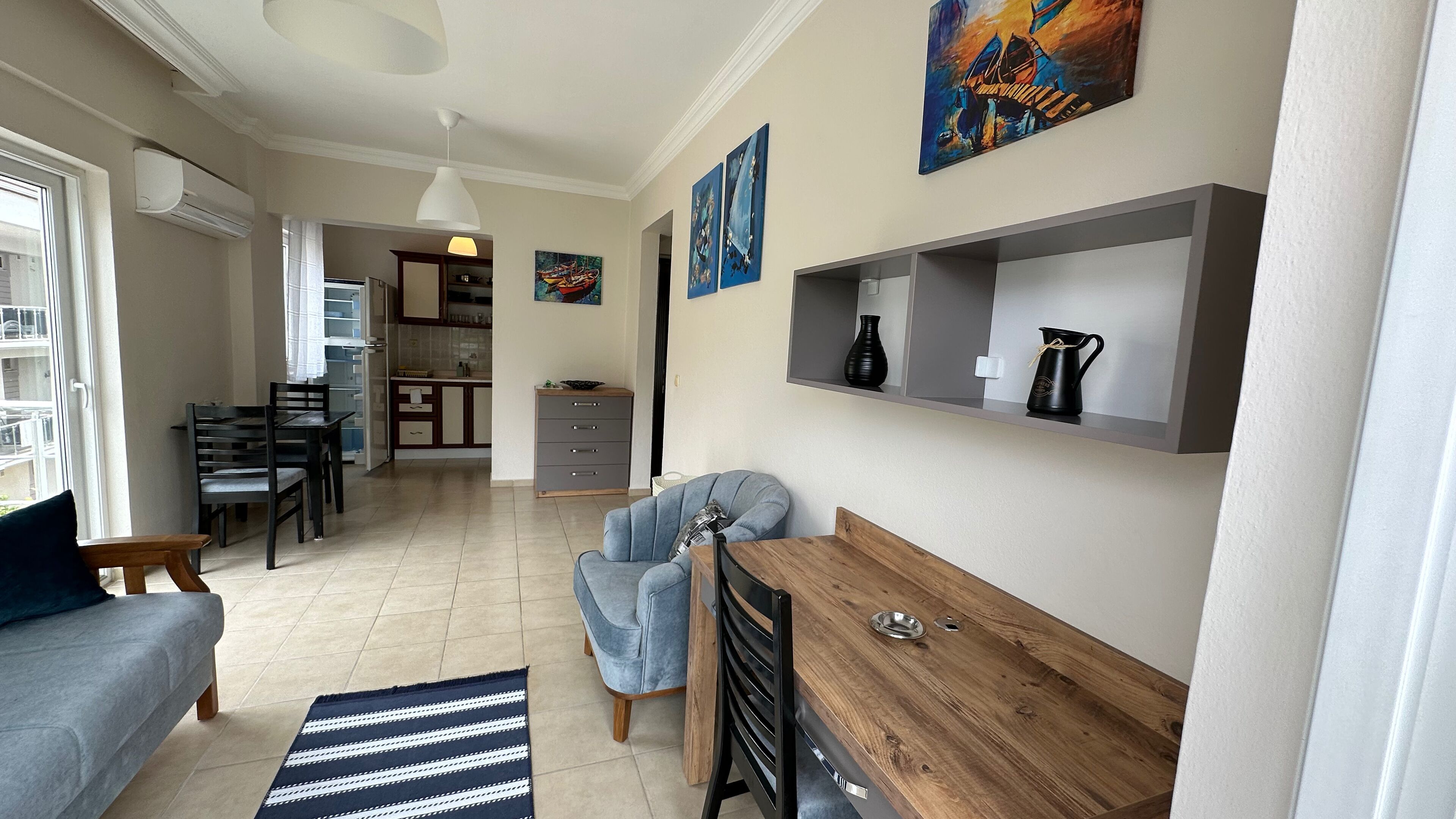 Classic-Apartment, 1 Schlafzimmer, Bergblick | 1 Schlafzimmer, Schreibtisch, laptopgeeigneter Arbeitsplatz