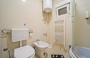 Shower, hair dryer