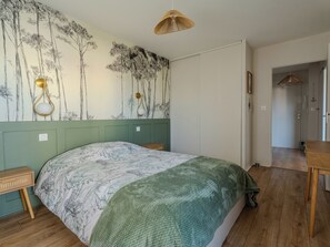 1 bedroom, iron/ironing board, WiFi - Cocooning à 5 mn de la Grande Plage. Parking privé (Les Sables-d'Olonne)