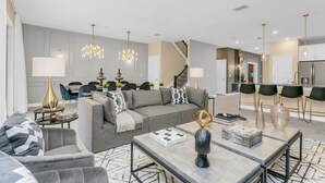 Basic House, Multiple Bedrooms, Private Pool, Poolside | Private kitchen | Full-size fridge, microwave, oven, stovetop - The Best Value by All Vacation (Kissimmee)