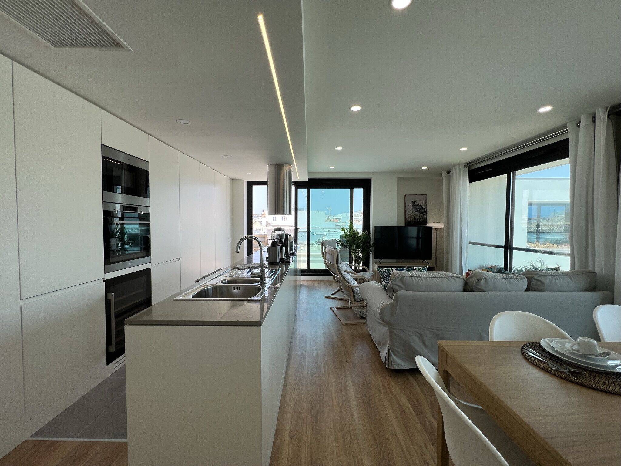 Apartment, 2 Bedrooms, 2 Bathrooms | Private kitchen | Coffee/tea maker, microwave, oven, dishwasher