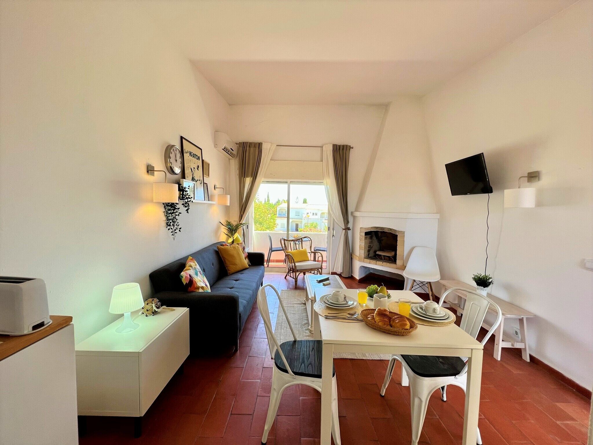 Apartment, 1 Schlafzimmer, Terrasse | Wohnzimmer
