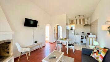Apartment, 1 Schlafzimmer, Terrasse | Wohnzimmer