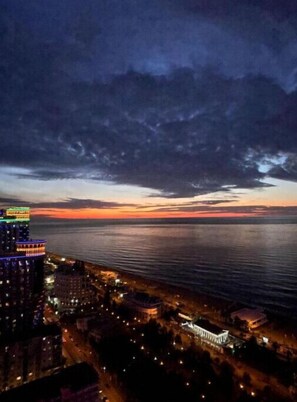 Blick von der Unterkunft