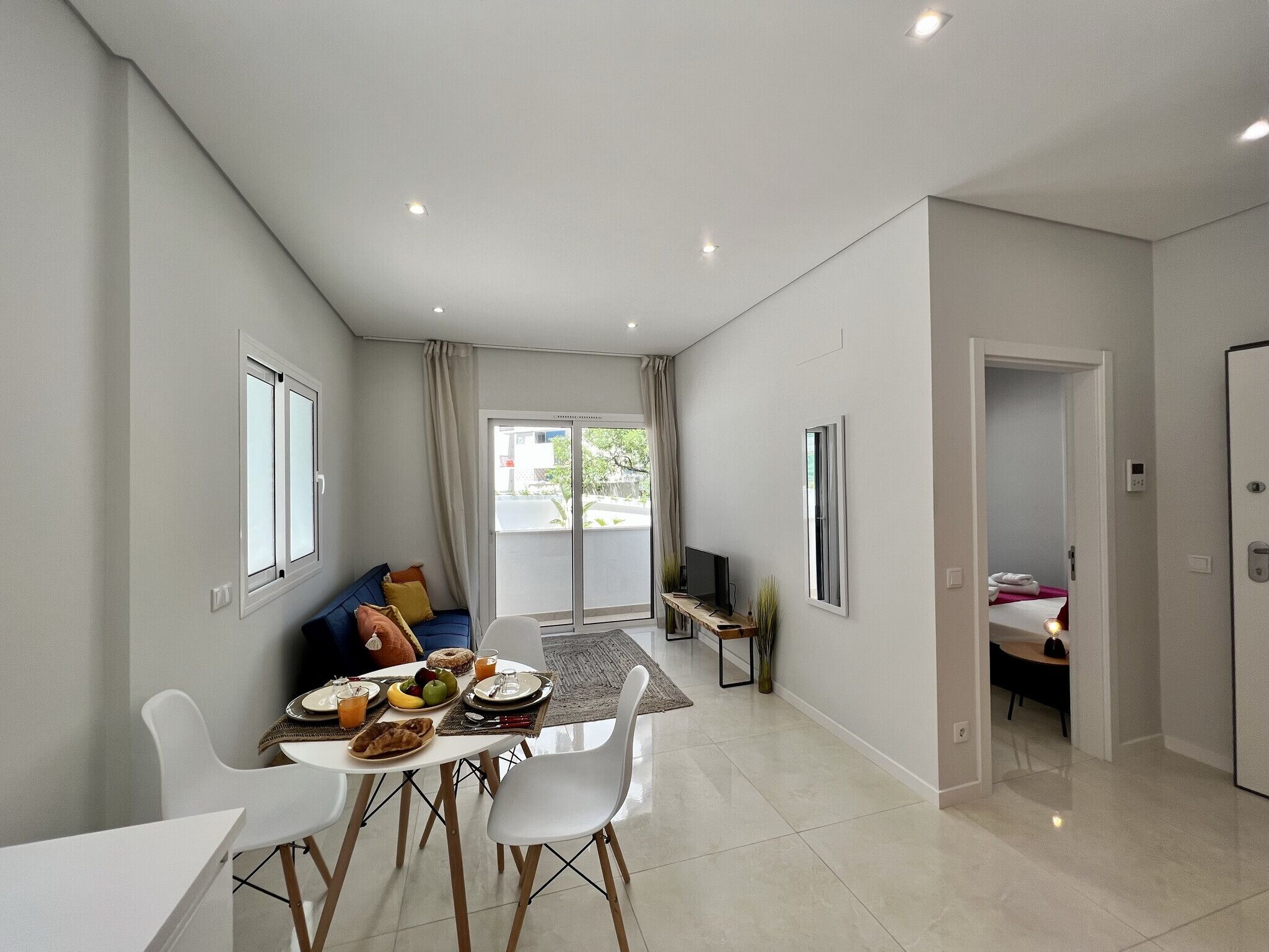 Appartement, 1 slaapkamer, terras | Dineren in de kamer