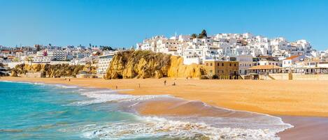 Beach nearby, white sand