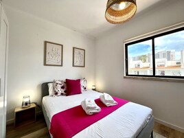 1 habitación y ropa de cama 