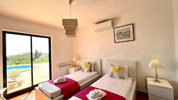 Villa, 3 Bedrooms, Private Pool, Mountain View | 3 bedrooms, cribs/infant beds, bed sheets