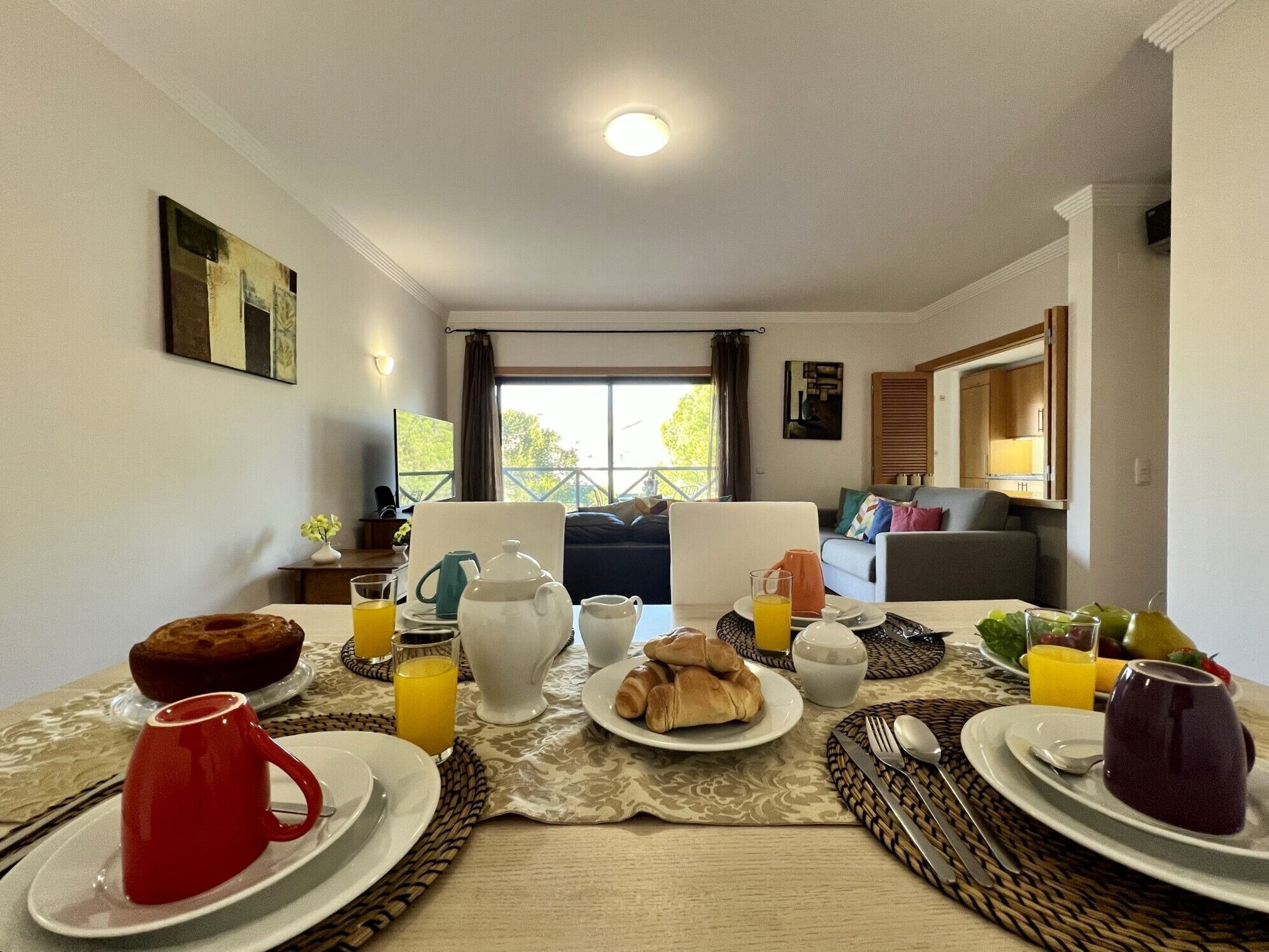 Leilighet, 1 soverom, terrasse | Spiseområde på rommet