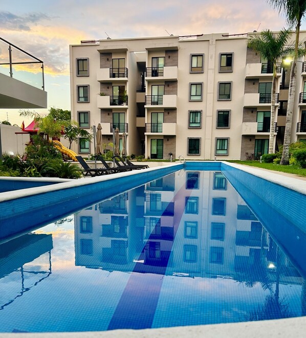 Alberca al aire libre 