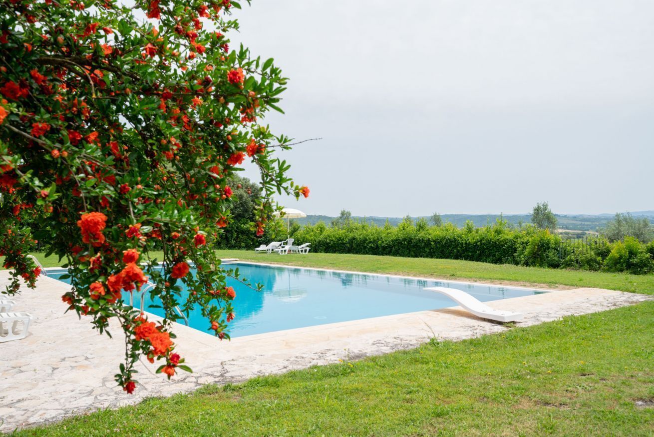 Una piscina riscaldata