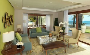 Free minibar items, in-room safe, laptop workspace, iron/ironing board - Azul Villa Esmeralda - Gourmet Inclusive® by Karisma (Puerto Morelos)