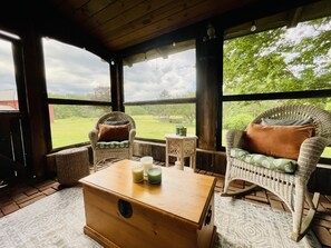 Porch - 1735 Stone Farmhouse (Selkirk)