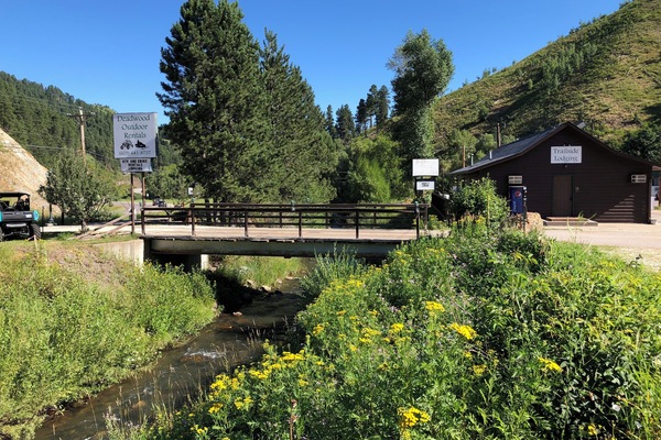 Entrance to property.