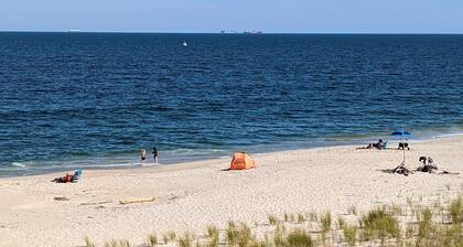 Where the Jersey Shore begins with Waterviews of Sandy Hook, with new game room!