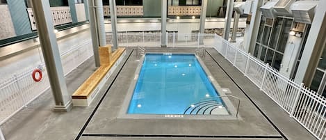 Una piscina climatizada