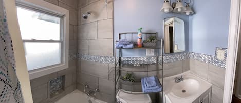 Towels, soap, toilet paper